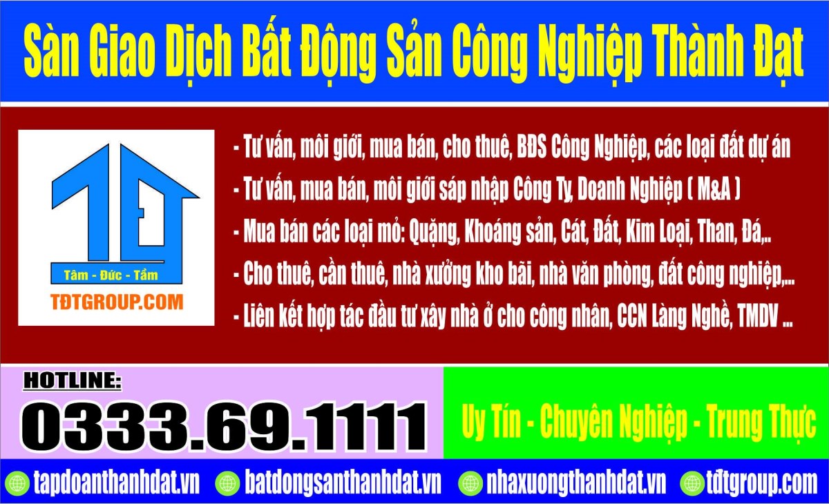 Cần mua đất khu công nghiệp tại Thanh Hoá